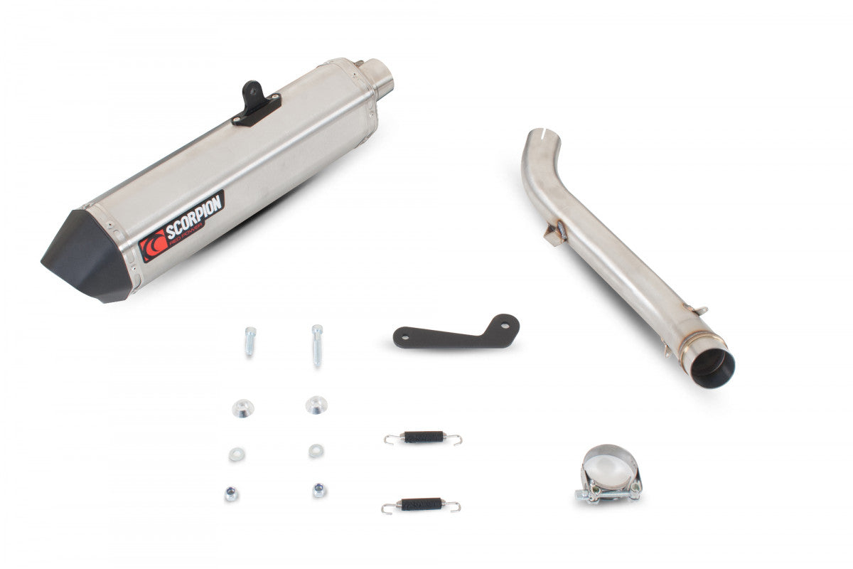 Scorpion RHA104SEO Honda VFR1200 Serket Parallel Slip-On - Brushed Stainless Steel Sleeve | ML Performance EU EU