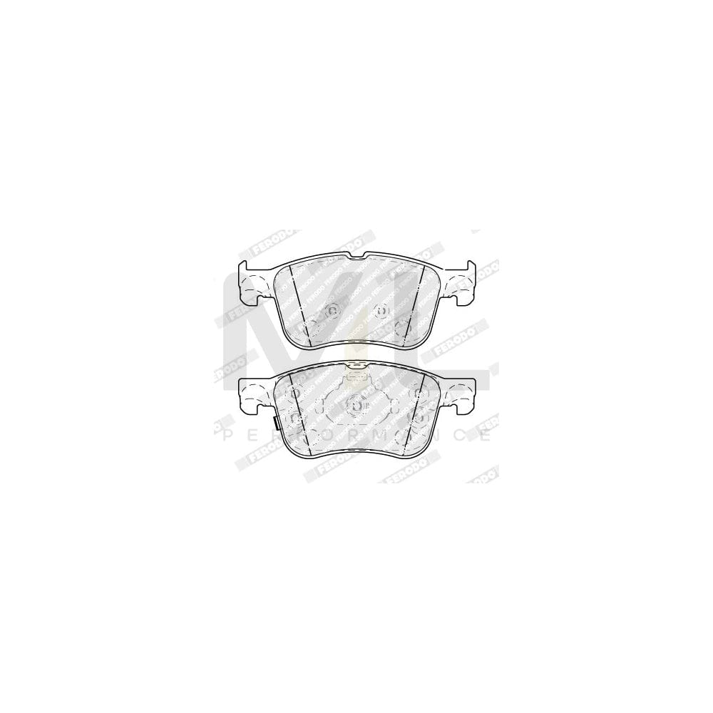 Ferodo Premier Eco Friction Fdb4424 Brake Pad Set Prepared For Wear Indicator, Without Accessories | ML Performance Car Parts