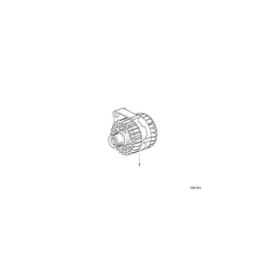 Genuine BMW 12311741138 E38 E39 E31 Exch. Compact Alternator 140A (Inc. 850Ci, 750iLS & L7) | ML Performance EU Car Parts