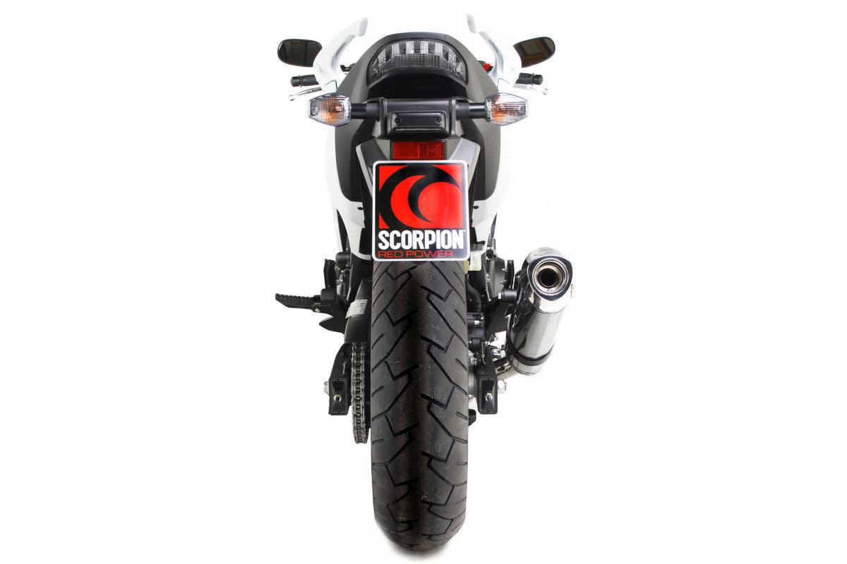 Scorpion EHA106SEO Honda CBF1000 Factory Oval Slip-On - Polished Stainless Steel Sleeve | ML Performance EU EU