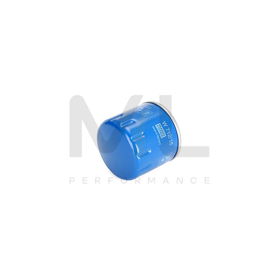 MANN-FILTER W 712/16 Oil Filter Spin-on Filter, with one anti-return valve | ML Performance Car Parts