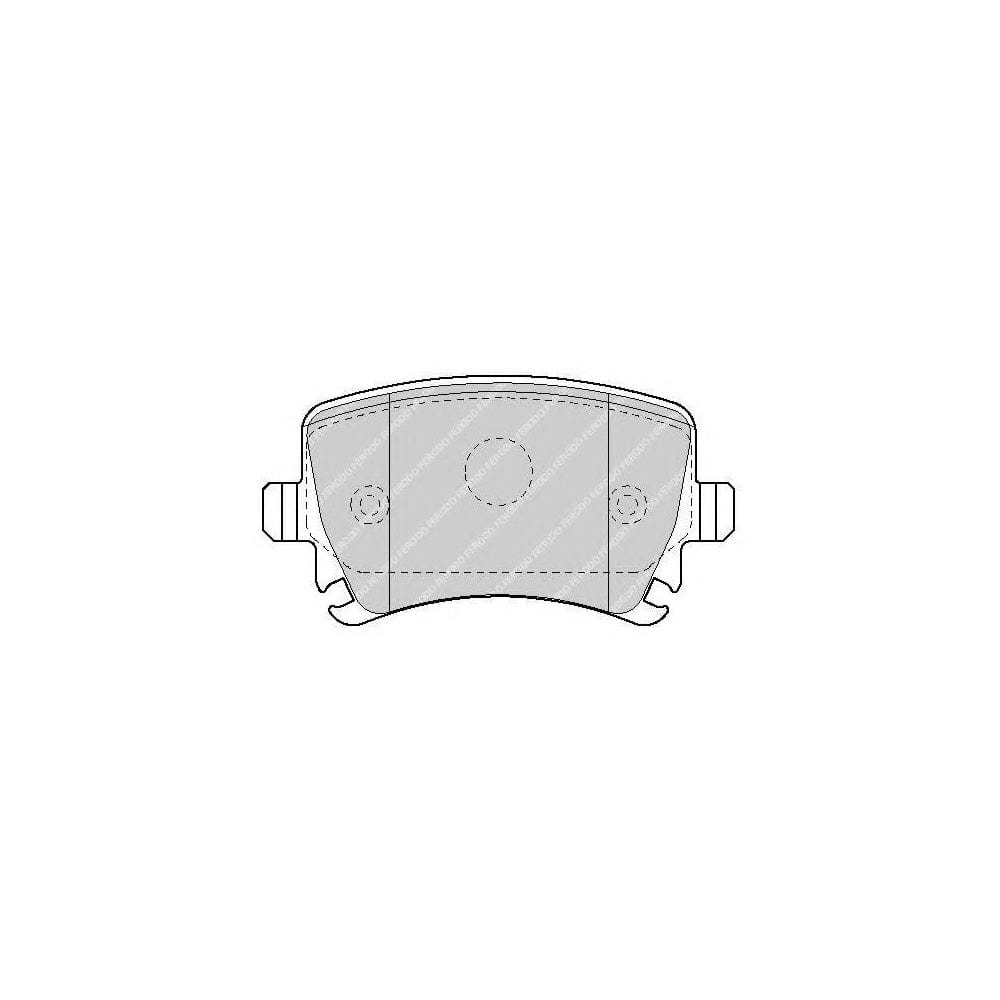 Ferodo Sl Fsl1095 Brake Pad Set With Acoustic Wear Warning | ML Performance Car Parts