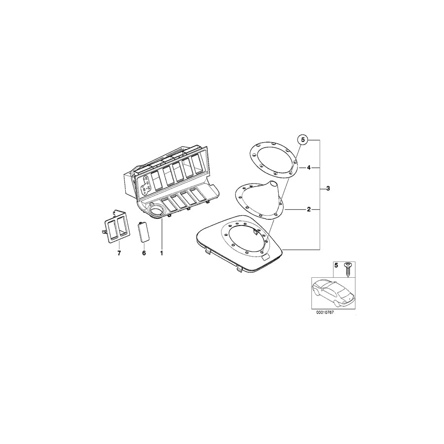 Genuine BMW 51162492269 E36 Csk.Fillister Head Srew (Inc. & M3) | ML Performance EU Car Parts