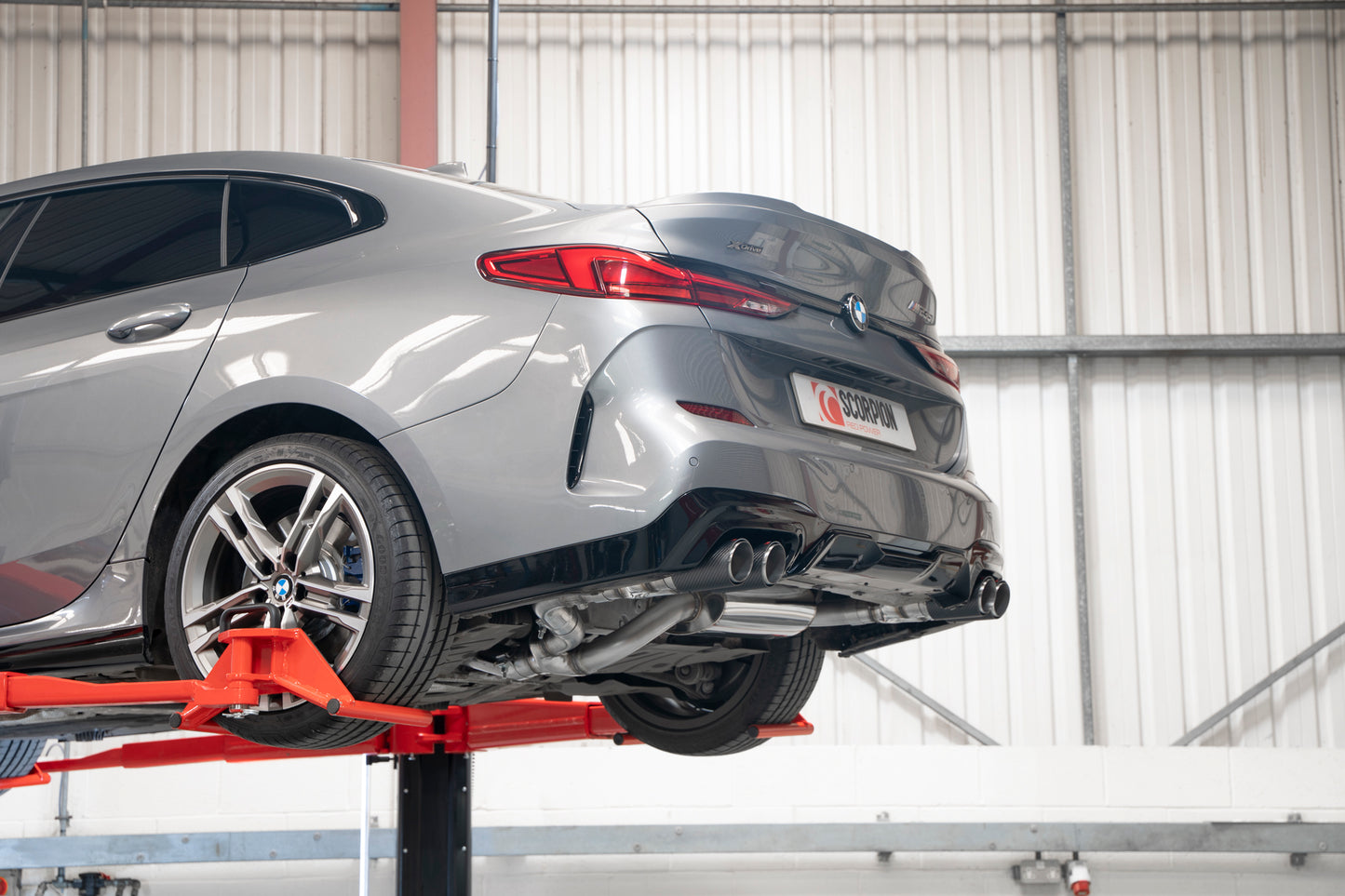 Scorpion SBM088CF BMW M235i F44 Gpf-Back System With Electronic Valve | ML Performance EU EU