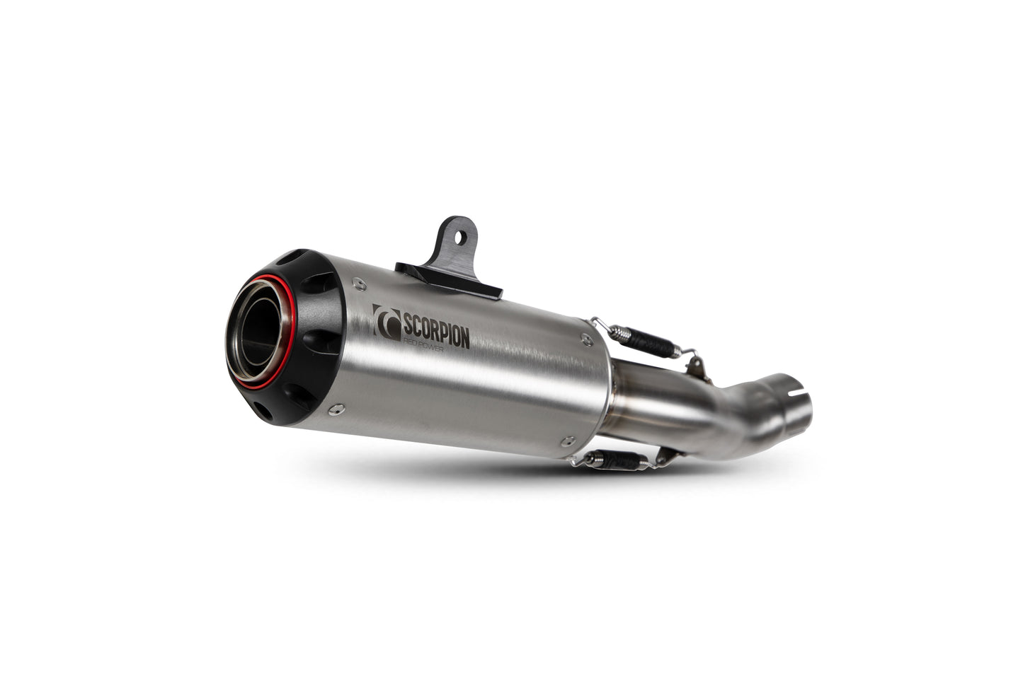 Scorpion PHA195SEO Honda CB 500 F Red Power Slip-On - Brushed Stainless Steel Sleeve | ML Performance EU EU
