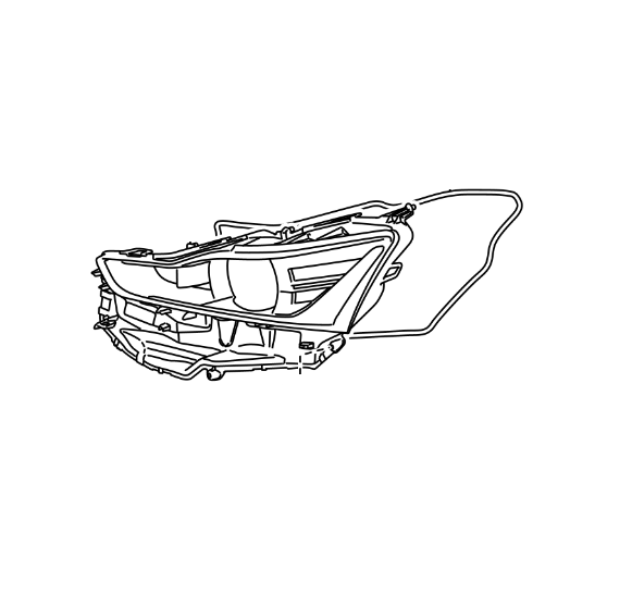 Genuine Lexus 81185-53830 IS F Sport Phase 3 N/S Headlight