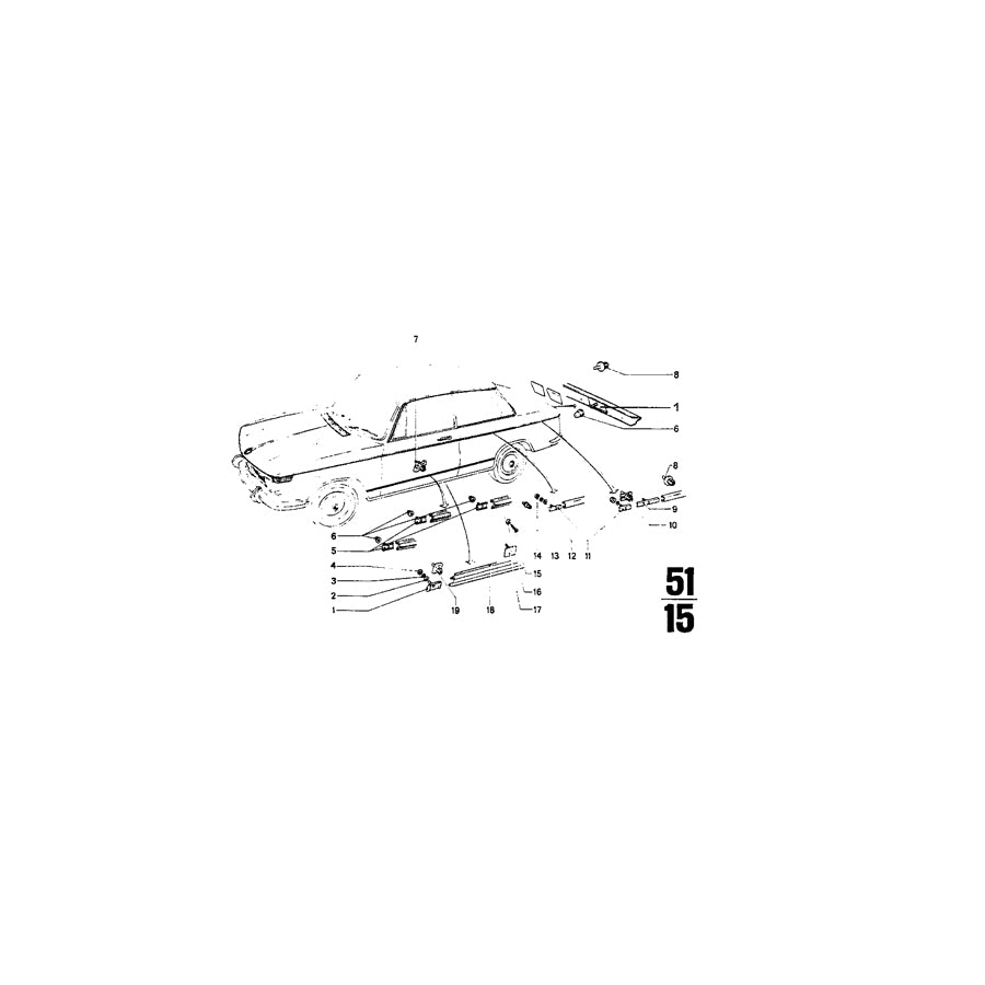 Genuine BMW 51131831389 Clamp (Inc. & 2002turbo) | ML Performance EU Car Parts