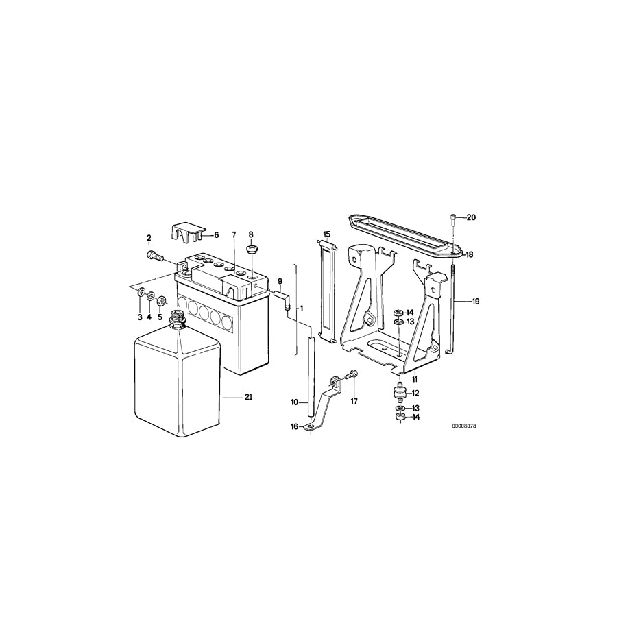 Genuine BMW 61211244432 100 65 Holder (Inc. & R 65 RT) | ML Performance EU Car Parts