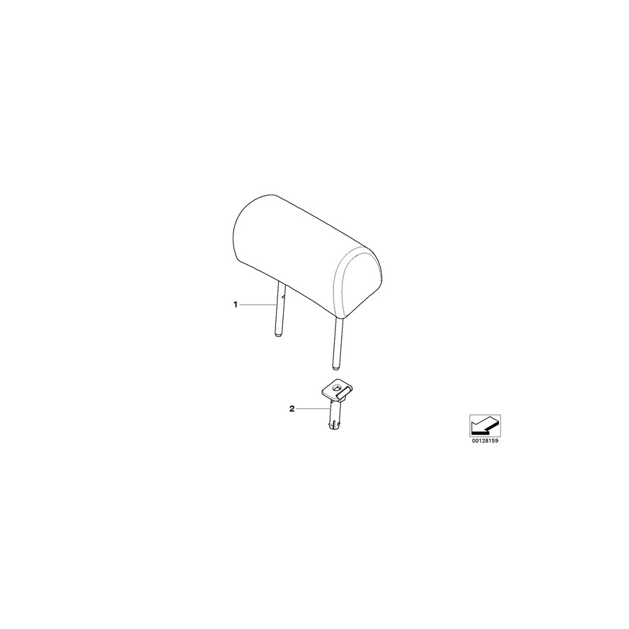 Genuine BMW 52203410628 E83 E83 Guide Right GRAU (Inc. X3 1.8d, X3 3.0d & X3 2.5si) | ML Performance EU Car Parts