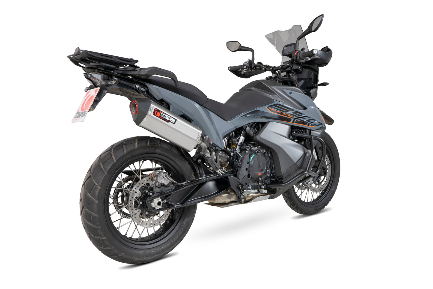 Scorpion RKT93SEO KTM Serket Parallel Slip-On - Stainless Steel Sleeve (Adventure 890 / Adventure 890 R) | ML Performance EU EU