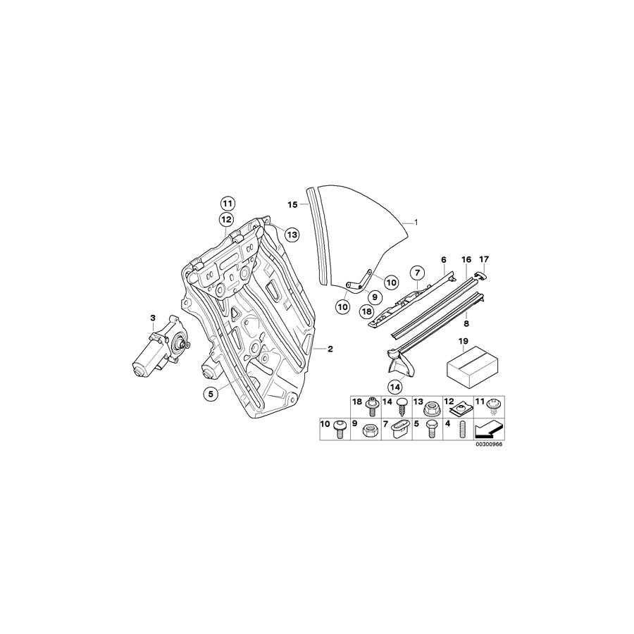 Genuine BMW 51367026385 E46 Outer Weatherstrip, Left SCHWARZ (Inc. 318Ci & 320Cd) | ML Performance EU Car Parts