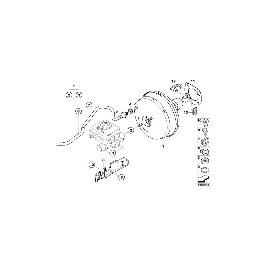 Genuine BMW 34306760911 E63 E64 E61 Bulkhead Seal (Inc. 530xi, 550i & 535i) | ML Performance EU Car Parts