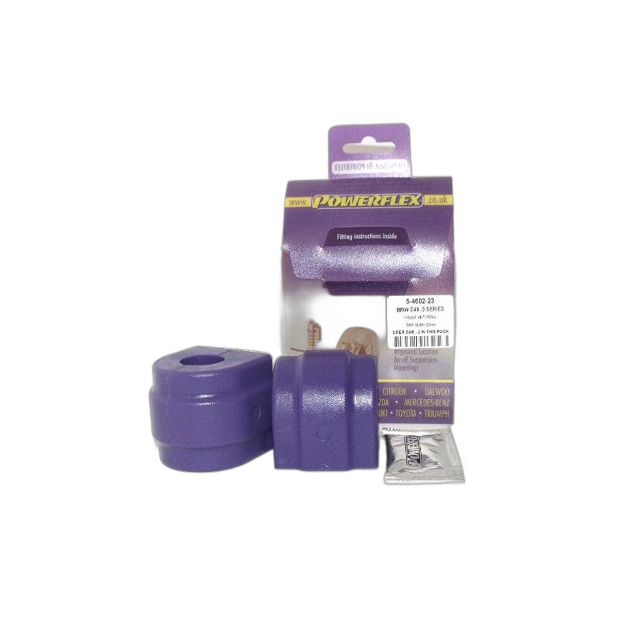 Powerflex PFF5-4602-23 BMW E39 E46 Front Anti Roll Bar Bush 23mm (Inc. M5) | ML Performance EU Car Parts