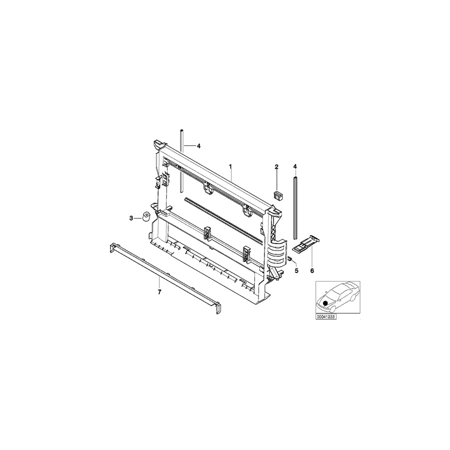 Genuine BMW 17112247362 E39 E38 Profile-Gasket L=319MM (Inc. 730d, 520d & 530d) | ML Performance EU Car Parts