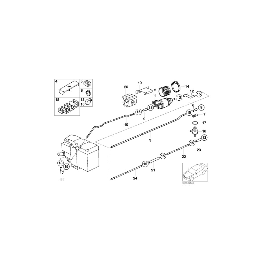 Genuine BMW 64128375657 E39 E38 Gasket Ring (Inc. 540iP, 750iL & 520i) | ML Performance EU Car Parts