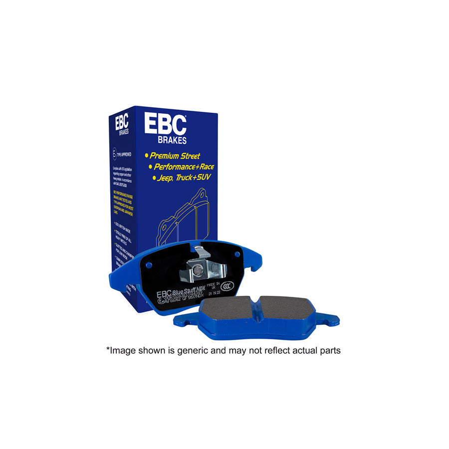 EBC DP51118NDX BMW Alpina Maserati Wiesmann Bluestuff NDX Rear Brake Pads - ATE Caliper 1 | ML Performance UK Car Parts