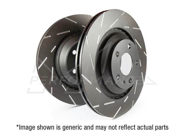 EBC Mercedes-Benz W463 W/X164 W251 USR Front Slotted Discs (Pair) - ATE Caliper (Inc. G55 AMG, GL450, ML450 & R500) - ML Performance UK