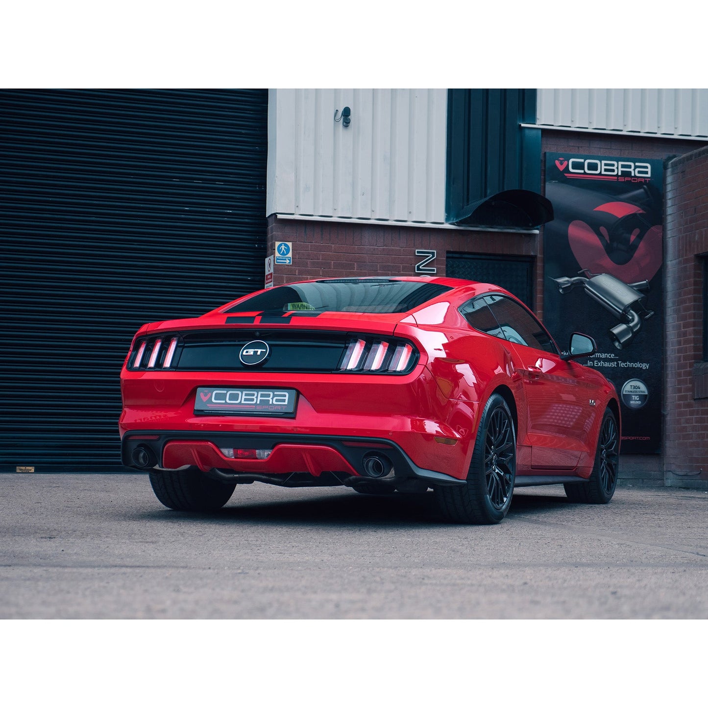 Cobra Exhaust Ford Mustang 5.0 V8 GT Convertible (2015-18) 2.5" Axle Back Performance Exhaust