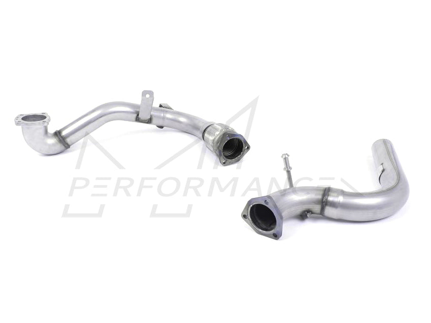 MillTek Ford MK8 Fiesta ST-Line 1.0T EcoBoost Large Bore Downpipe With Catalyst Delete - ML Performance UK
