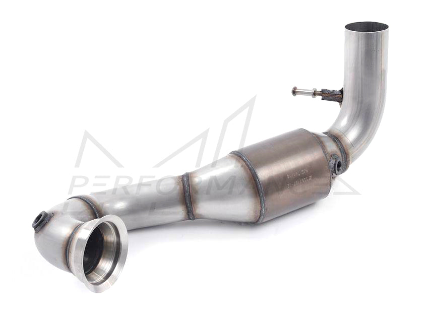 Milltek Mercedes-Benz W176 C117 Large Bore Downpipe and Hi-Flow Sports Catalyst - FOR MILLTEK CAT-BACK (A45 AMG & CLA45 AMG) - ML Performance UK