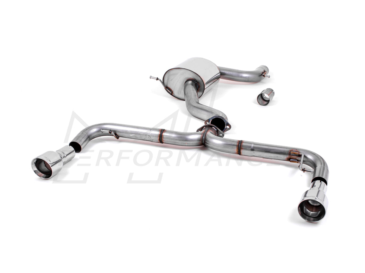 MillTek Volkswagen MK6 Golf GTi Part Resonated Cat-Back Race Exhaust - ML Performance EU
