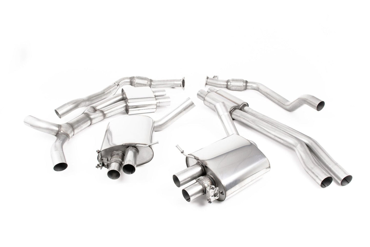 MillTek Audi B9 RS4 Road+ Cat-Back Exhaust - ML Performance UK