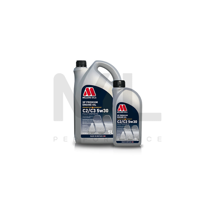 Millers Oils 6230 XF Premium C2/C3 5W-30 Fully Synthetic Engine Oil