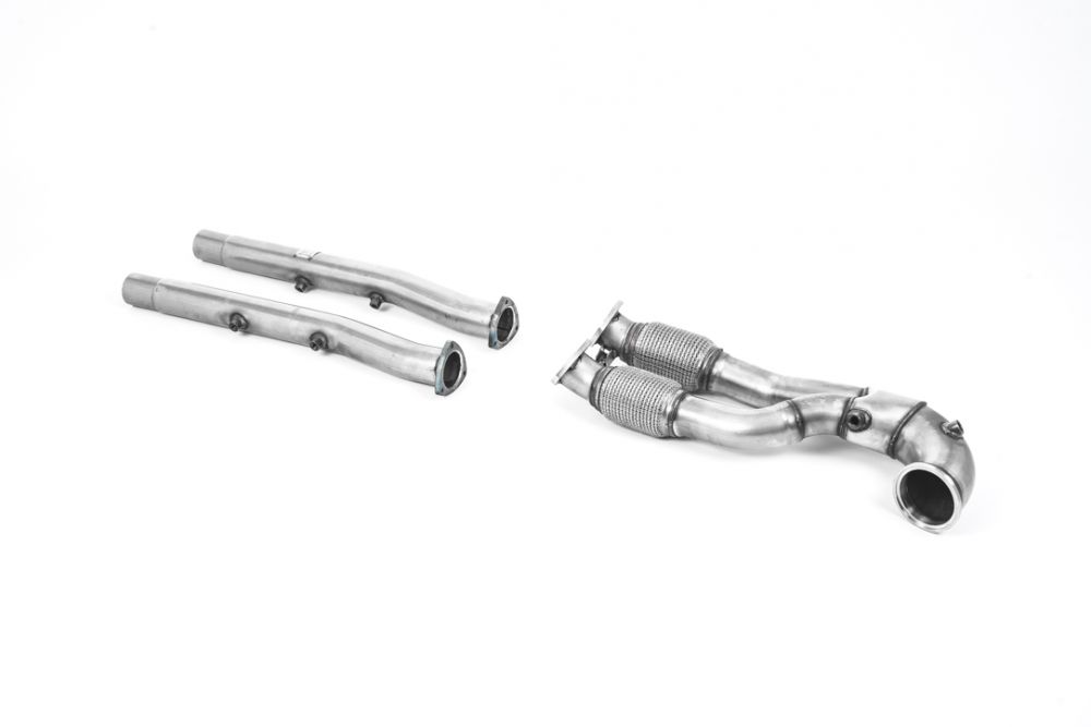 Milltek Audi 8V MK3 F3 V2 Downpipe With De-Cat & OPF Bypass (RS3, TTRS & RSQ3) - ML Performance EU