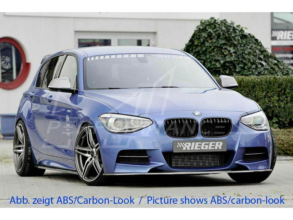 Rieger BMW 1 Series F20 Gloss Black Sideskirts (inc. M135i & M140i) - ML Performance EU
