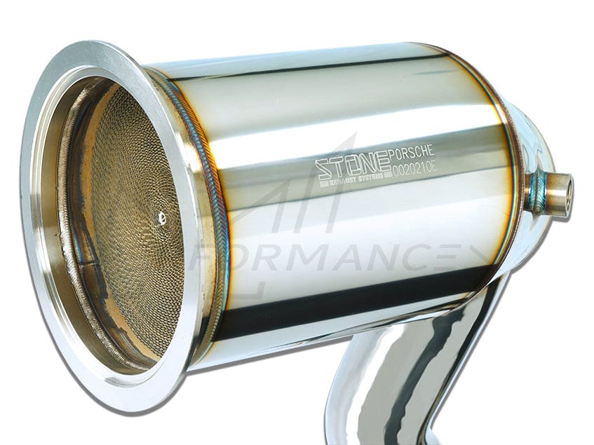 Stone Exhaust Porsche E3 Cayenne 3.0T Eddy Catalytic Downpipe - ML Performance EU