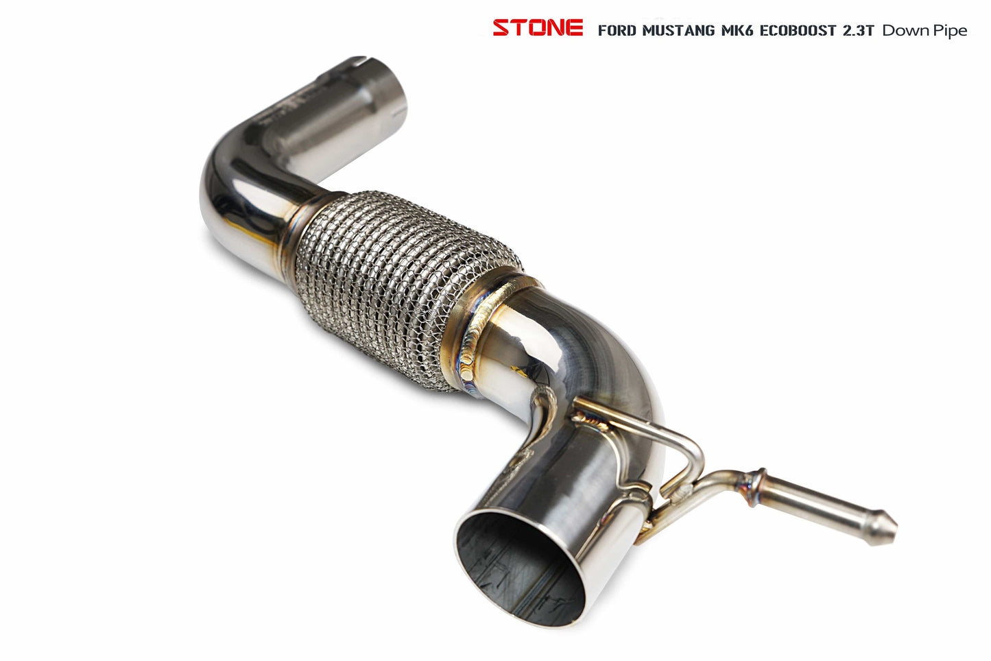 Stone Exhaust Ford MK6 Mustang 2.3T Ecoboost Catless Downpipe | ML Performance EU
