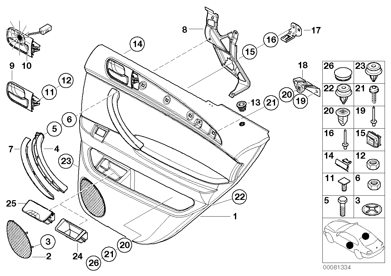 Genuine BMW 51427079700 E53 Door Trim Panel, Rear, Right HELLBEIGE2 (Inc. X5) | ML Performance EU EU Car Parts