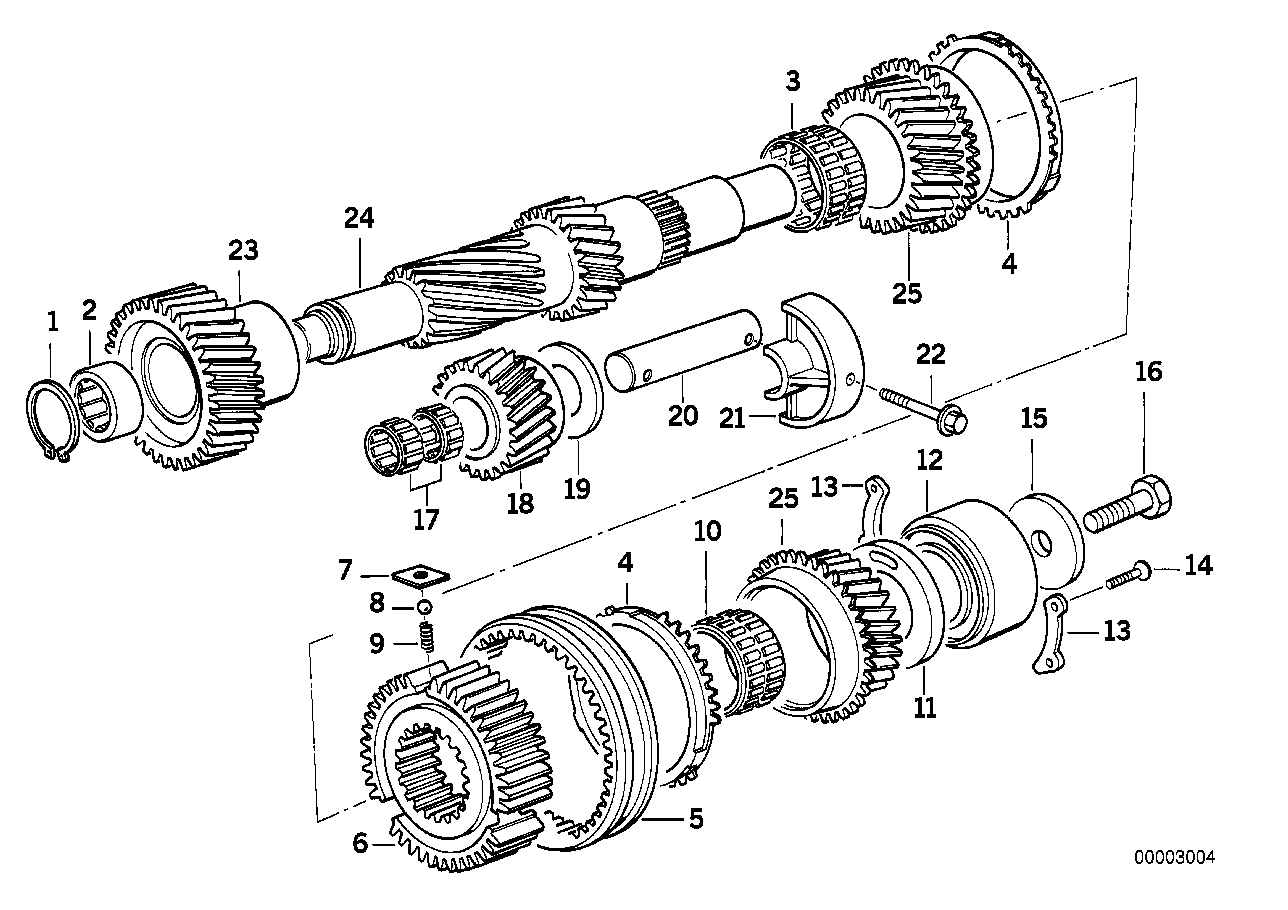 Genuine BMW 23211224892 E53 E32 E36 Lock Ring (Inc. 325i, 328Ci & 525i) | ML Performance EU Car Parts