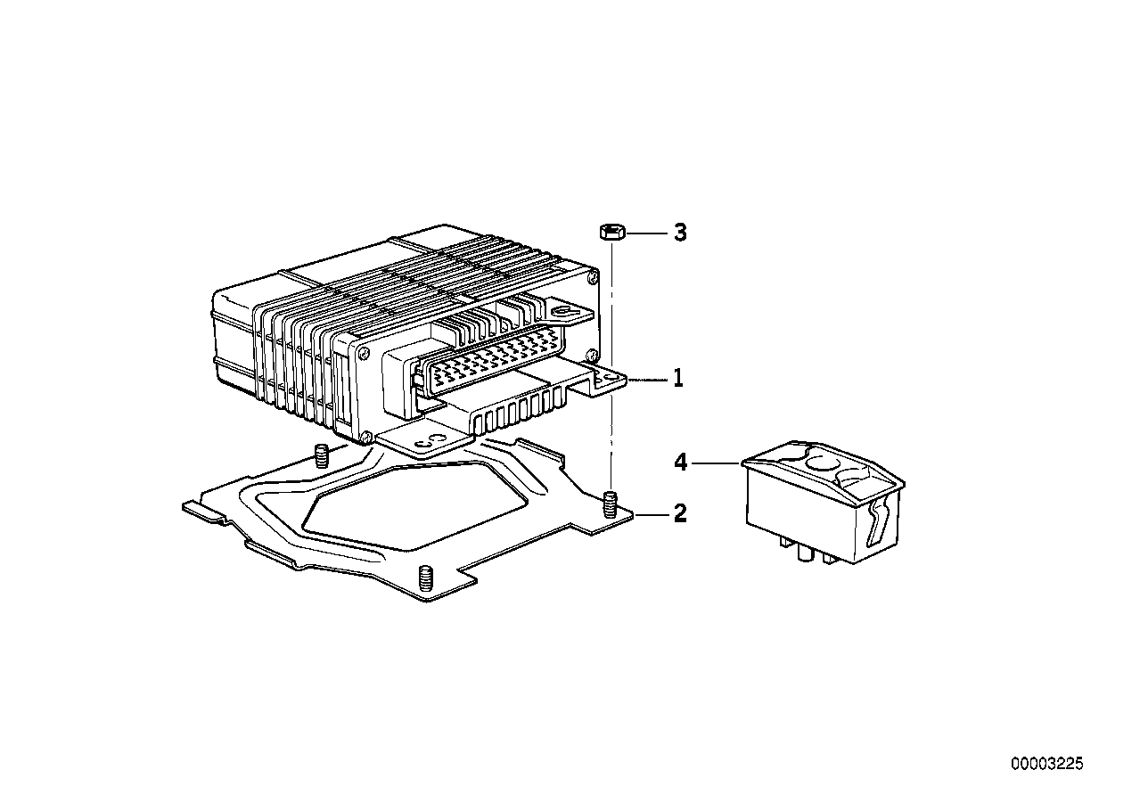 Genuine BMW 24611421972 E36 At-Egs Control Unit CODE: LV (Inc. 318i) | ML Performance EU EU Car Parts