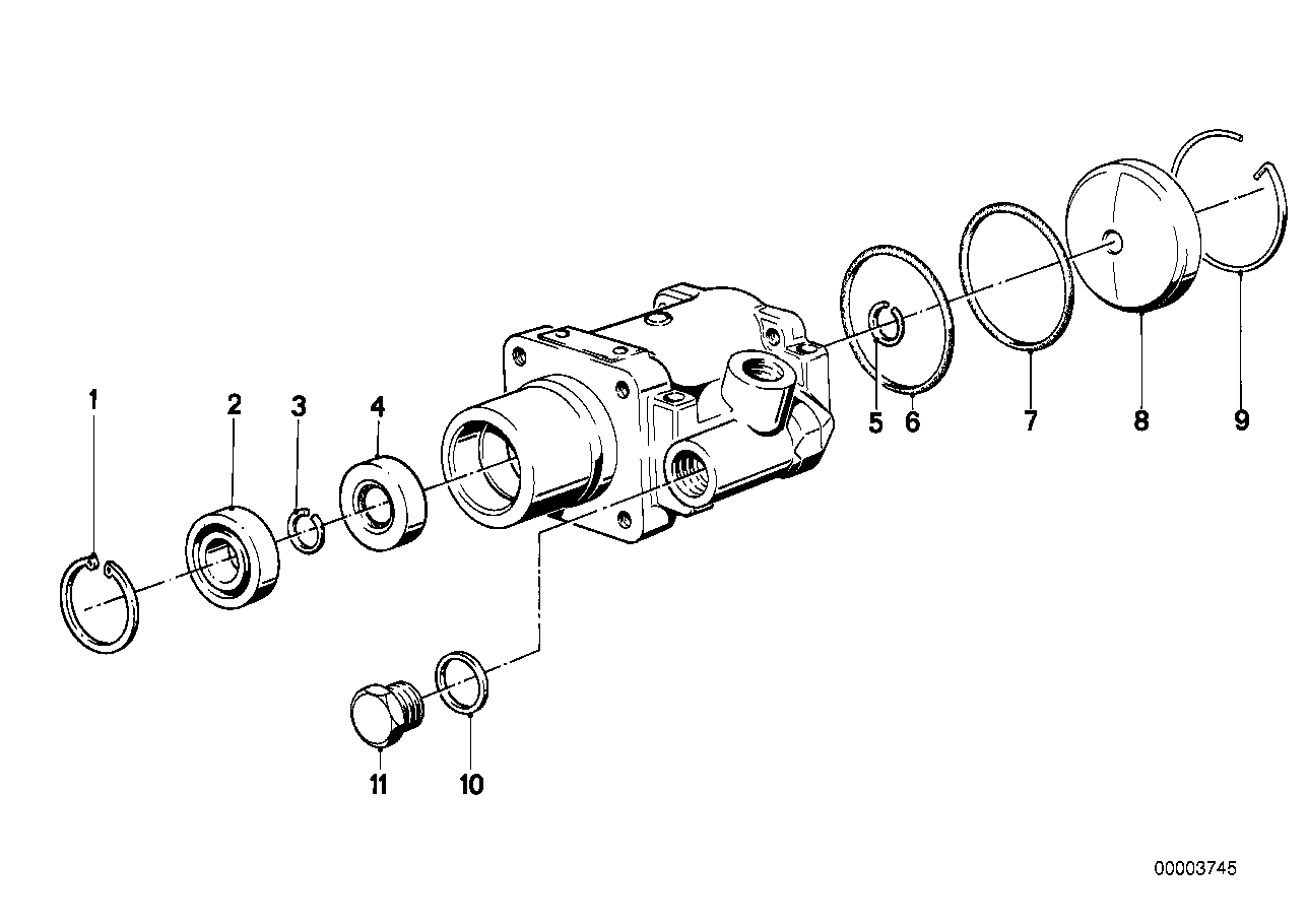 Genuine BMW 32411125519 E21 E23 E12 Shaft Seal (Inc. 633CSi, 520 & 728iS) | ML Performance EU Car Parts