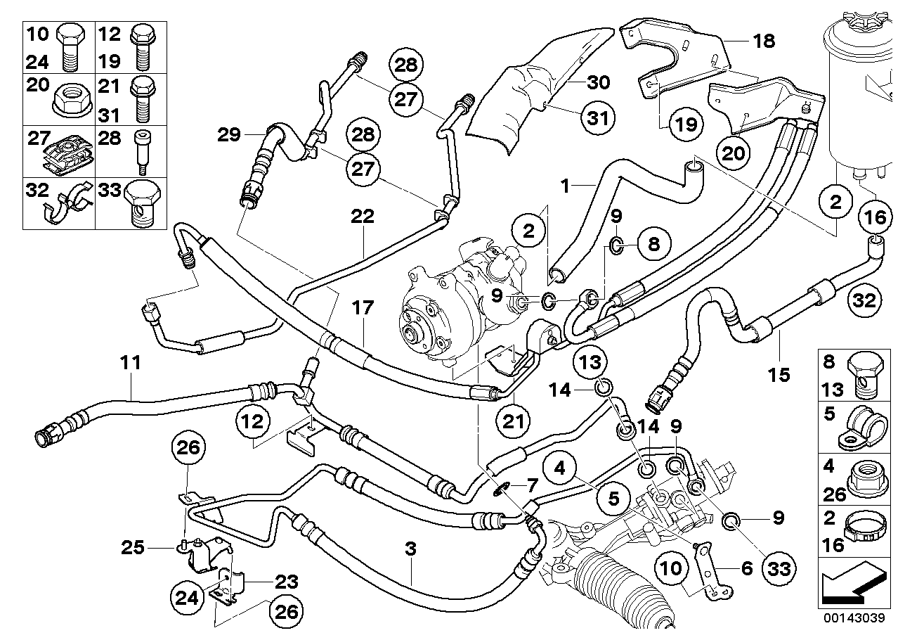 Genuine BMW 32416779942 E63 E61 E64 Holder With Rubber Mounting (Inc. 545i, 550i & 530i) | ML Performance EU EU Car Parts