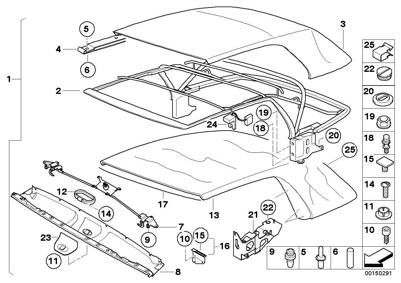 Genuine BMW 54318204286 E46 E64 Base Plate Right (Inc. 645Ci, 650i & M3) | ML Performance EU Car Parts
