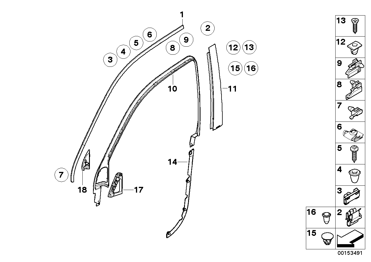 Genuine BMW 51328408040 E53 Filler, Exterior Right (Inc. X5) | ML Performance EU EU Car Parts