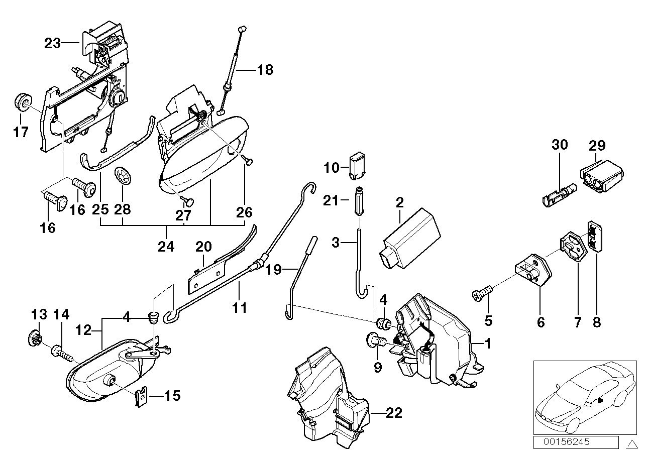 Genuine BMW 51218220053 E39 Stop Buffer GRAU (Inc. 520d, 540i & 530d) | ML Performance EU EU Car Parts