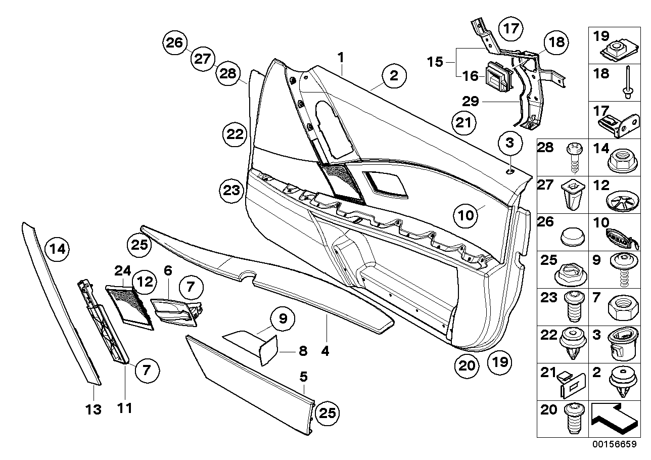 Genuine BMW 51417899667 E60 Handle Upper Part, Front Left ALU SHADOW (Inc. M5) | ML Performance EU EU Car Parts