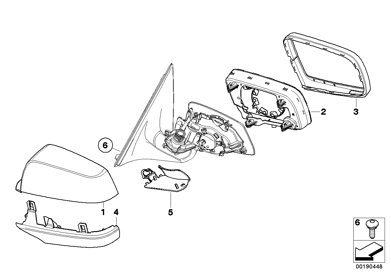 Genuine BMW 51167266037 E60 Housing Lower Section, Left SHADOW-LINE (Inc. 640d, 740dX & 530i) | ML Performance EU EU Car Parts