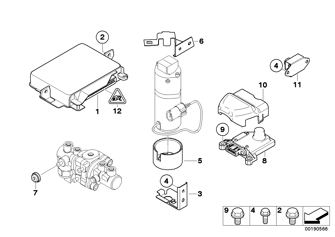 Genuine BMW 34526750114 E38 Basic Control Unit Dsc (Inc. 750i & 750iL) | ML Performance EU EU Car Parts