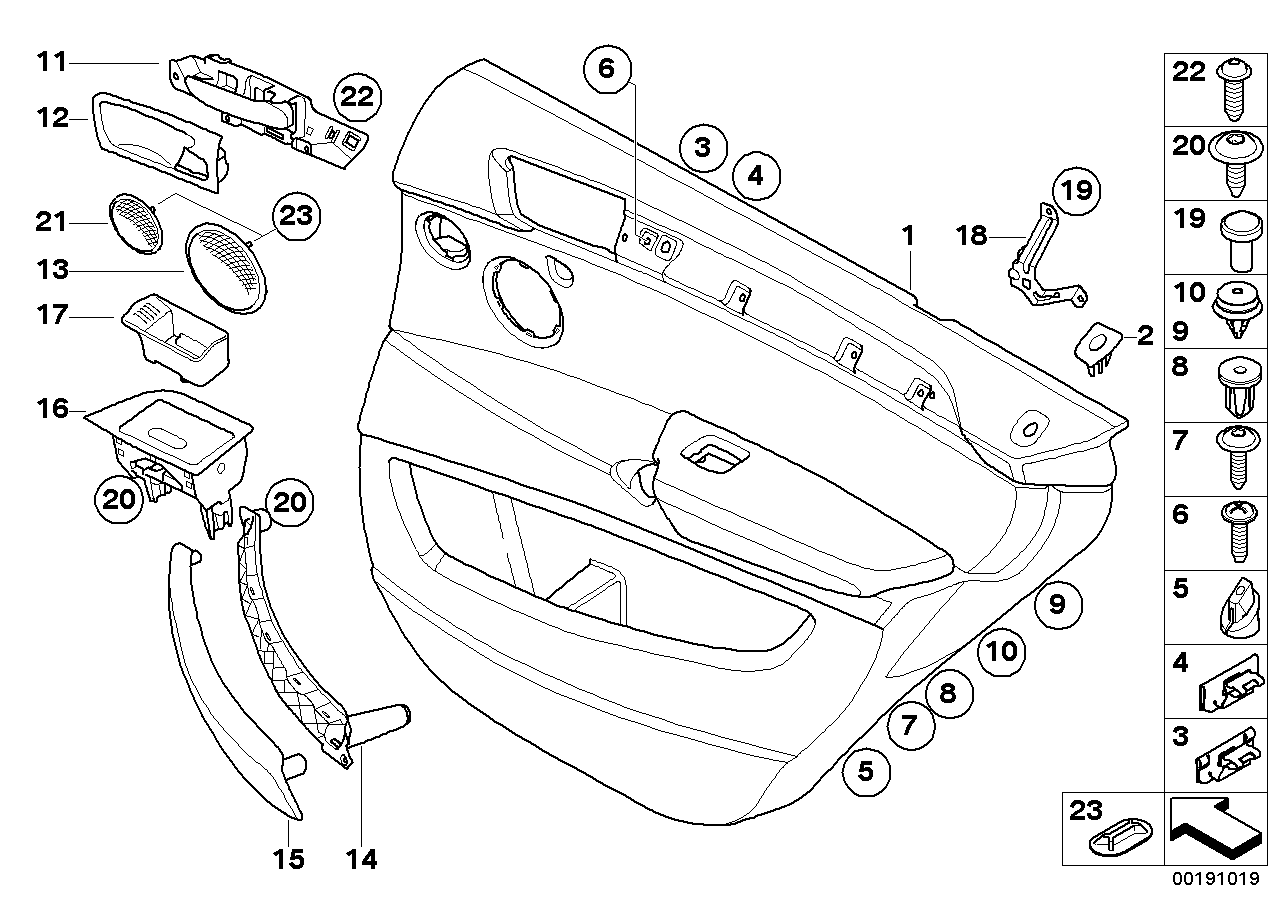 Genuine BMW 51416970165 E71 E72 E70 TriCover, Pull Strap, Left SCHWARZ (Inc. X5 40dX & X6) | ML Performance EU EU Car Parts