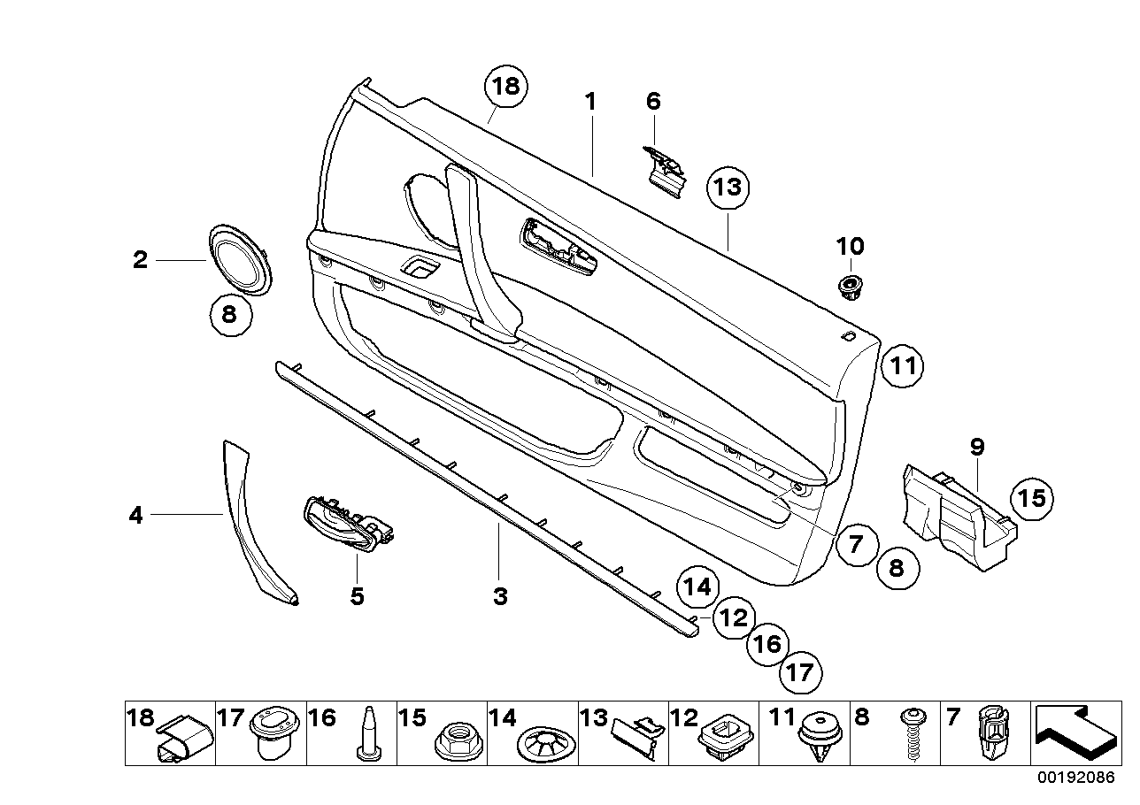 Genuine BMW 51417219054 E93 E92 Door Trim Panel Right SATTELBRAUN (Inc. 325d, 335is & 330d) | ML Performance EU EU Car Parts