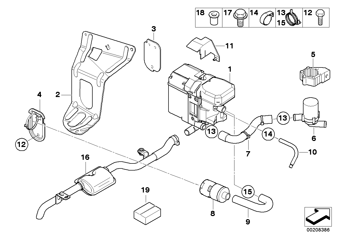 Genuine BMW 17127515471 Hose Clamp D=23mm (Inc. 545i, 530xi & 550i) | ML Performance EU EU Car Parts
