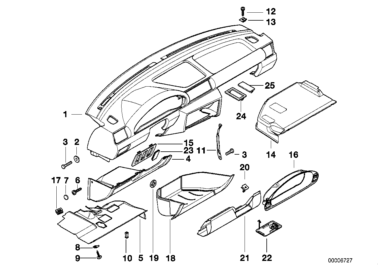 Genuine BMW 51458146262 E36 Trim Panel Right (Inc. 318ti, 316i 1.9 & 316i 1.6) | ML Performance EU EU Car Parts