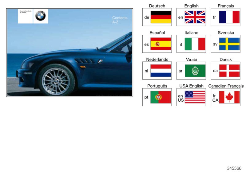 Genuine BMW 01409789950 E36 Owner's Handbook Z3 E36/7 DE, MJ 1997 (Inc. Z3 2.8, Z3 1.9 & Z3 1.8) | ML Performance EU EU Car Parts