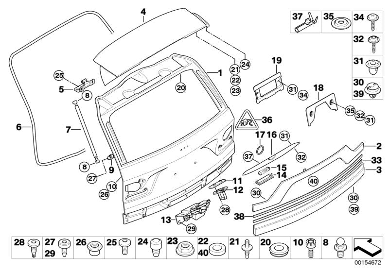 Genuine BMW 51713405653 E83 Washer-Gasket (Inc. X3) | ML Performance EU EU Car Parts