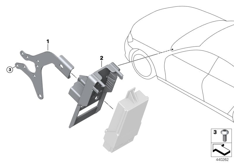 Genuine BMW 61359349756 EWB G11 Control Unit Holder Heat Comfort Pack (Inc. 740e, 730LdX & 745Le) | ML Performance EU EU Car Parts
