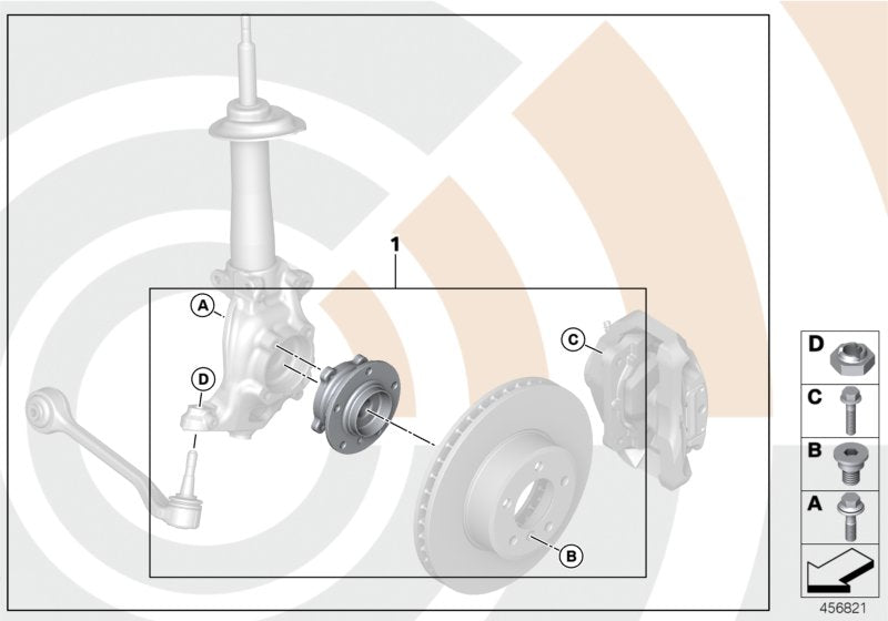 Genuine BMW 31222409786 E84 Repair Kit, Wheel Bearing, Front VALUE LINE (Inc. X1) | ML Performance EU EU Car Parts